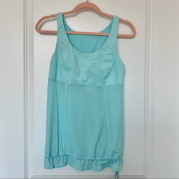 lululemon athletica Tops - LULULEMON Sea Foam Blue Workout Tank Top